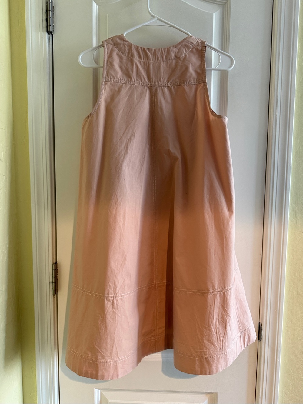 Maeve Anthropologie Blush Pink Zip Front A-Line Dress XS Pockets - Picture 2 of 3
